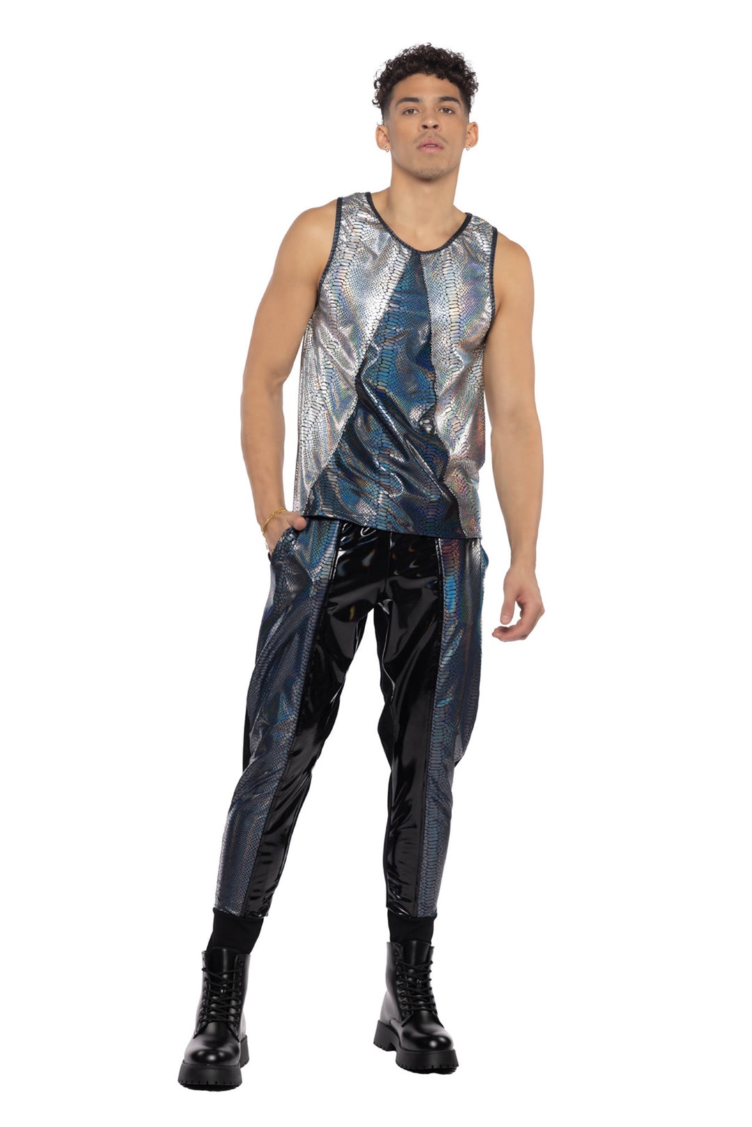 JR152 - Two-Tone Men's Tank***30% OFF