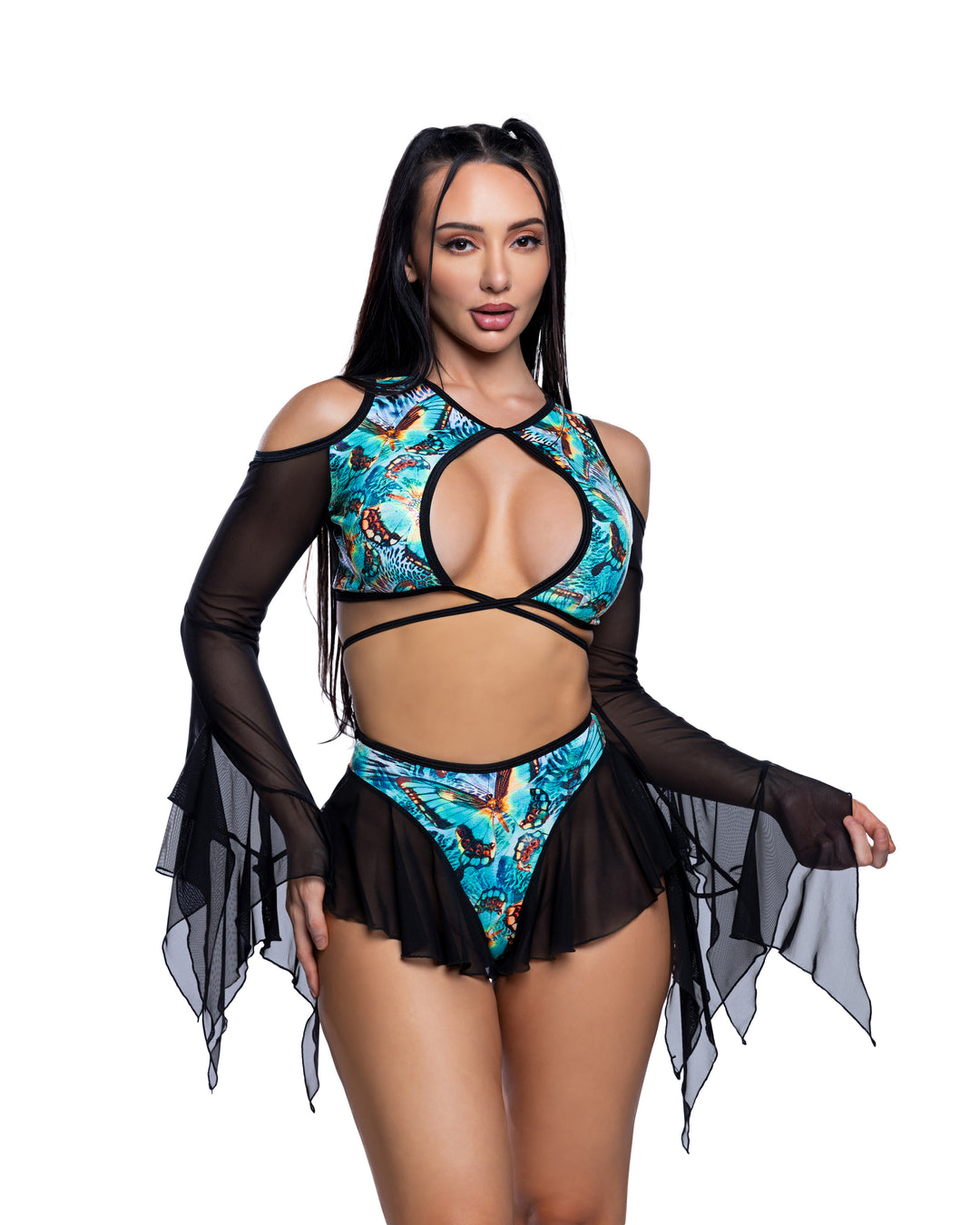 JR266 - Butterfly Flutter Shorts