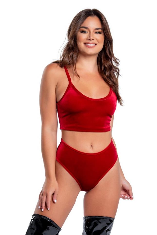 CH389 - Velvet High-Waist Short***20% OFF