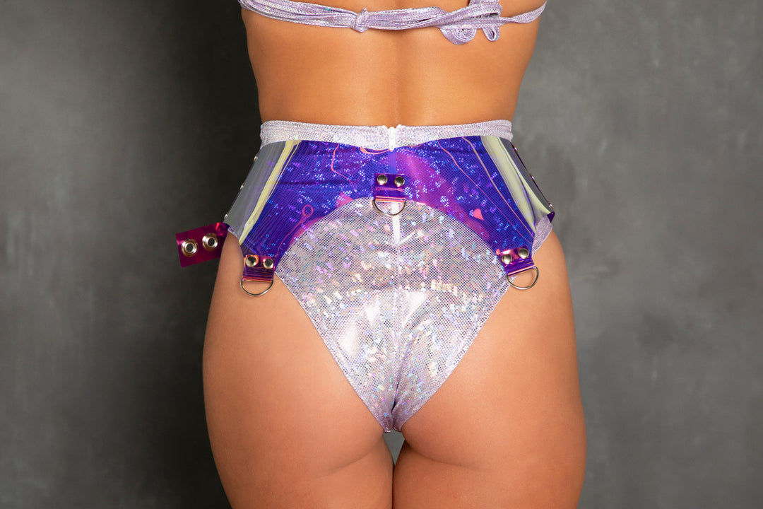 FS120 - Holo Vinyl Garter Belt***60% OFF***