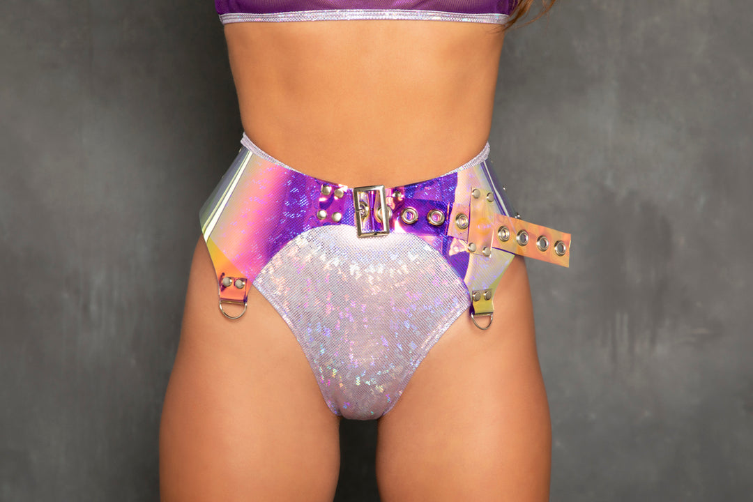 FS120 - Holo Vinyl Garter Belt***60% OFF***